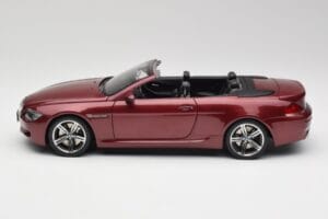 BMW M6 E64 Kabriolet Czerwony Kyosho 1:18 80430417423 Metal — zdjęcie 4 z 8