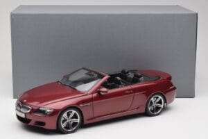 BMW M6 E64 Kabriolet Czerwony Kyosho 1:18 80430417423 Metal — zdjęcie 8 z 8