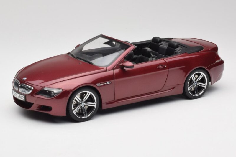 BMW M6 E64 Kabriolet Czerwony Kyosho 1:18 80430417423 Metal