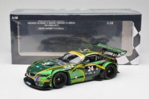 BMW Z4 E89 GT3 #24 Saudi Falcons K. Al Faisal / A. Binladen Dubai 24 Hours 2013 Minichamps 1:18 151132324 Metal — zdjęcie 6 z 6