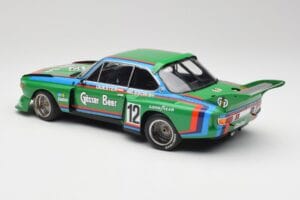 BMW 3.5 CSL E9 Gruppe 5 #12 H. Quester / G. Nilsson Zeltweg Winner 1976 Minichamps 1:18 180762012 Metal — zdjęcie 7 z 8