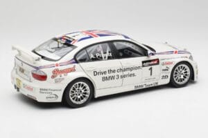 BMW E90 320si #1 A. Priaulx WTCC Champion 2006 Kyosho 1:18 80430429067 Metal — zdjęcie 3 z 8