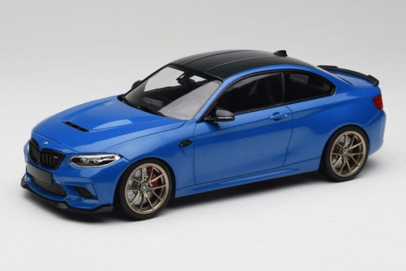BMW M2 F87 CS Misano Niebieski & Złote Felgi Minichamps 1:18 155021027 Metal