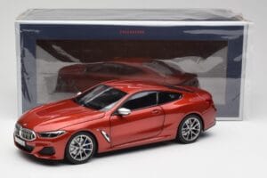 BMW M850i G15 Pomarańczowy Metallic Norev 1:18 183285 Metal — zdjęcie 8 z 8