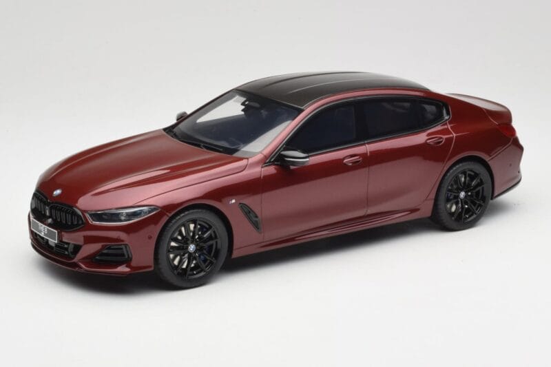 BMW M850i G15 M Performance Melbourne Red Metallic GT Spirit 1:18 GT493 Żywica