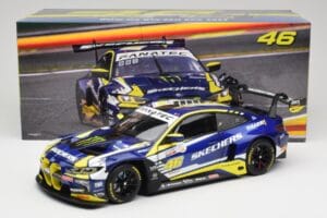 BMW M4 GT3 G82 #46 A. Farfus / V. Rossi Team WRT 24 Hours of Spa 2023 Minichamps 1:18 113232646 Metal — zdjęcie 8 z 8