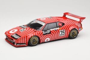 BMW M1 BASF GS Sport #35 H-J. Stuck / H. Heyer 6 Hours of Silverstone 1981 Minichamps 1:18 155812935 Metal