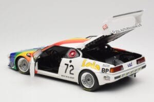 BMW M1 #72 BMW France Zol Auto B. Rousselot / J. Servanin 24 Hours of Le Mans 1981 Minichamps 1:18 180812972 Metal — zdjęcie 5 z 8