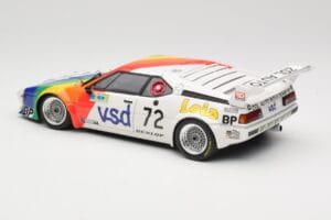 BMW M1 #72 BMW France Zol Auto B. Rousselot / J. Servanin 24 Hours of Le Mans 1981 Minichamps 1:18 180812972 Metal — zdjęcie 7 z 8