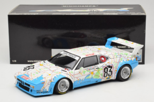 BMW M1 Carte de France #83 D. Pironi / D. Quester 24 Hours of Le Mans 1980 Minichamps 1:18 180802983 Metal — zdjęcie 8 z 8