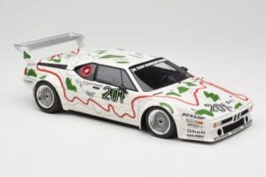 BMW M1 Procar #201 BMW Motorsport H. Stuck / N. Piquet 1000km Nürburgring 1980 Minichamps 1:18 180802901 Metal — zdjęcie 6 z 8