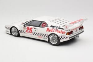 BMW M1 #25 Red Lobster D. Cowart / K. Miller LA Times GP Riverside 1981 Minichamps 1:18 180812925 Metal — zdjęcie 5 z 8