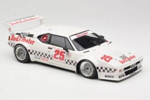BMW M1 #25 Red Lobster D. Cowart / K. Miller LA Times GP Riverside 1981 Minichamps 1:18 180812925 Metal — zdjęcie 6 z 8