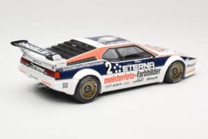BMW M1 Schnitzer #2 H-J. Stuck Winner Deutsche Automobil Rennsport Trophy Zolder 1982 Minichamps 1:18 155822902 Metal — zdjęcie 2 z 6