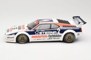 BMW M1 Schnitzer #2 H-J. Stuck Winner Deutsche Automobil Rennsport Trophy Zolder 1982 Minichamps 1:18 155822902 Metal — zdjęcie 3 z 6