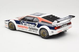 BMW M1 Schnitzer #2 H-J. Stuck Winner Deutsche Automobil Rennsport Trophy Zolder 1982 Minichamps 1:18 155822902 Metal — zdjęcie 5 z 6