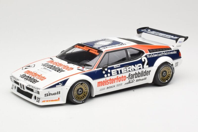 BMW M1 Schnitzer #2 H-J. Stuck Winner Deutsche Automobil Rennsport Trophy Zolder 1982 Minichamps 1:18 155822902 Metal