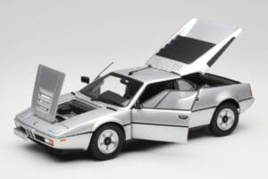 BMW M1 Srebrny Metaliczny Norev 1:18 183226 Metal — zdjęcie 2 z 8