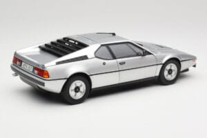 BMW M1 Srebrny Metaliczny Norev 1:18 183226 Metal — zdjęcie 3 z 8
