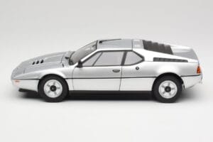 BMW M1 Srebrny Metaliczny Norev 1:18 183226 Metal — zdjęcie 4 z 8