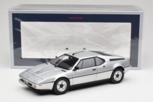 BMW M1 Srebrny Metaliczny Norev 1:18 183226 Metal — zdjęcie 8 z 8