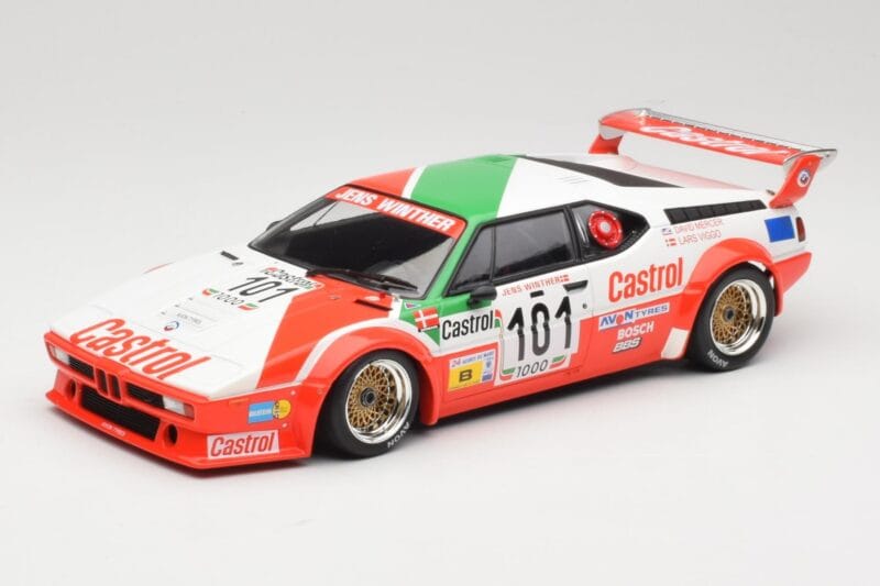 BMW M1 Winther Racing K. Winther / D. Mercer 24 Hours of Le Mans 1984 Minichamps 1:18 155842901 Metal