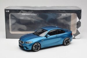 BMW M2 F87 Blue Metallic Minichamps 1:18 155026101 Metal — zdjęcie 6 z 6