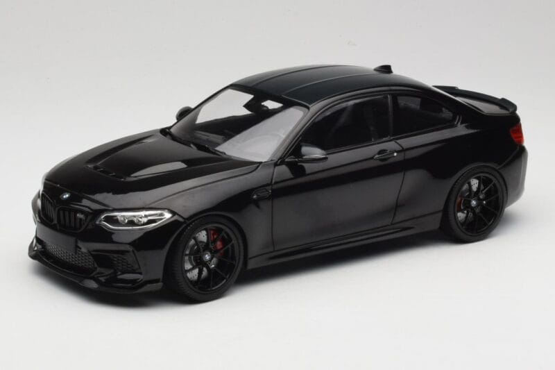 BMW M2 CS F87 Czarny Metallic z czarnymi felgami Minichamps 1:18 155021026 Metal