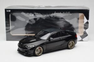 BMW M2 CS F87 Czarny Metalik Ze Złotymi Felgami Minichamps 1:18 155021021 Metal — zdjęcie 6 z 6