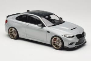BMW M2 CS F87 Srebrny ze złotymi felgami Minichamps 1:18 155021028 Metal — zdjęcie 4 z 6