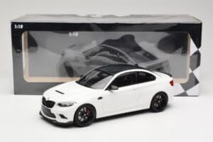 BMW M2 CS F87 Biały z czarnymi felgami Minichamps 1:18 155021025 Metal — zdjęcie 6 z 6