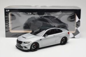 BMW M2 F87 CS Hockenheim Silver Czarne Felgi Minichamps 1:18 155021024 Metal — zdjęcie 6 z 6