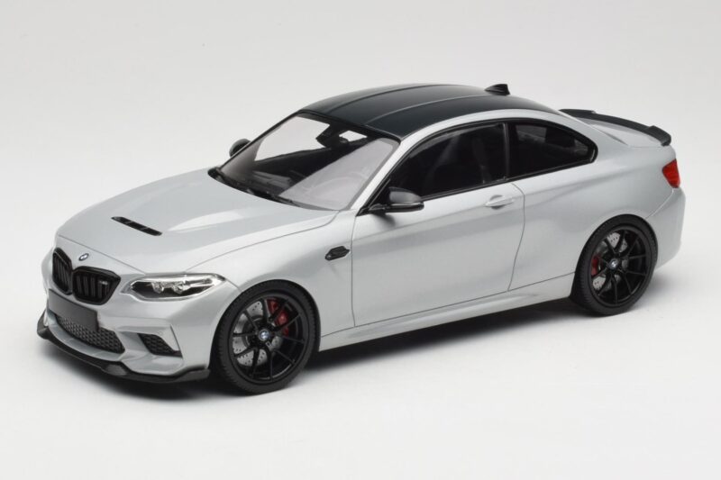BMW M2 F87 CS Hockenheim Silver Czarne Felgi Minichamps 1:18 155021024 Metal
