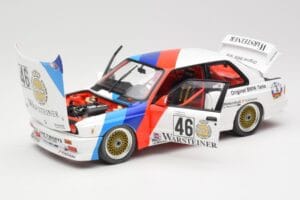 BMW M3 E30 #46 R. Ravaglia / E. Pirro WTCC Calder Park 1987 Minichamps 1:18 180872046-O Metal — zdjęcie 2 z 8