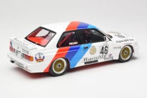 BMW M3 E30 #46 R. Ravaglia / E. Pirro WTCC Calder Park 1987 Minichamps 1:18 180872046-O Metal — zdjęcie 3 z 8
