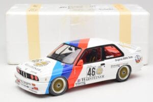 BMW M3 E30 #46 R. Ravaglia / E. Pirro WTCC Calder Park 1987 Minichamps 1:18 180872046-O Metal — zdjęcie 8 z 8