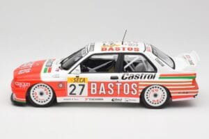 BMW M3 E30 #27 Bigazzi Team S. Soper / A. Hahne 4th Place 24 Hours of Spa 1990 Minichamps 1:18 155902027 Metal — zdjęcie 3 z 6