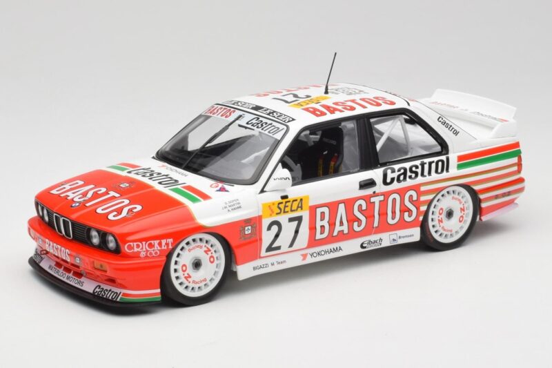 BMW M3 E30 #27 Bigazzi Team S. Soper / A. Hahne 4th Place 24 Hours of Spa 1990 Minichamps 1:18 155902027 Metal