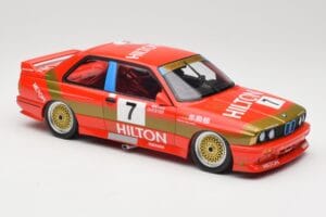 BMW M3 E30 #7 D. Quester 2nd Place Guia Race Macau 1987 Minichamps 1:18 155872007 Metal — zdjęcie 4 z 6