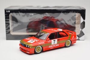 BMW M3 E30 #7 D. Quester 2nd Place Guia Race Macau 1987 Minichamps 1:18 155872007 Metal — zdjęcie 6 z 6