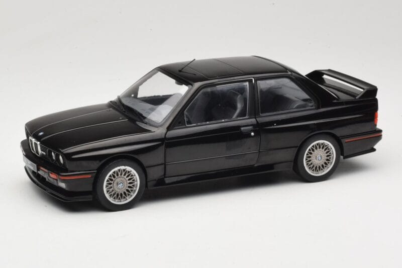 BMW M3 E30 Sport Evo Czarny Solido 1:18 S1801501 Metal