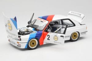 BMW M3 E30 #2 Warsteiner E. van de Poele DTM Champion 1987 Minichamps 1:18 80430396026-O Metal — zdjęcie 2 z 8