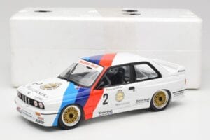 BMW M3 E30 #2 Warsteiner E. van de Poele DTM Champion 1987 Minichamps 1:18 80430396026-O Metal — zdjęcie 8 z 8