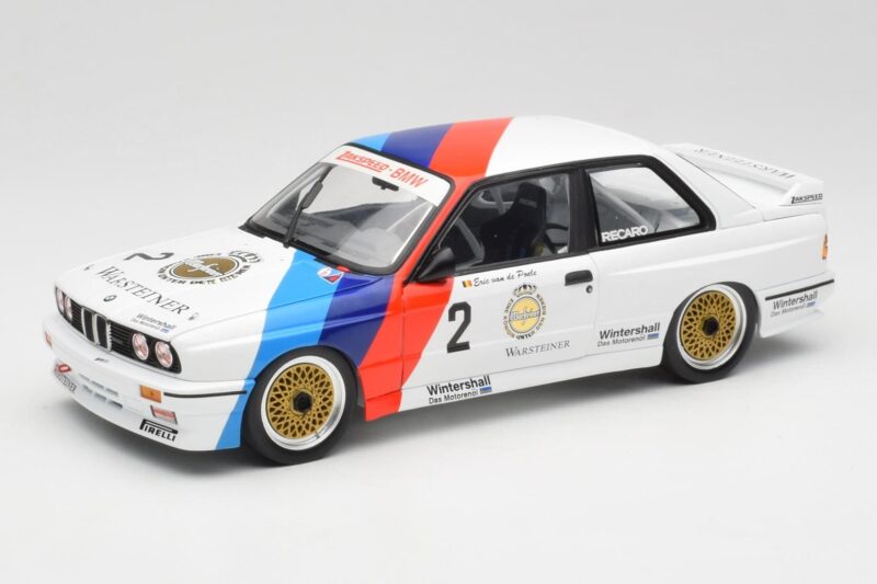 BMW M3 E30 #2 Warsteiner E. van de Poele DTM Champion 1987 Minichamps 1:18 80430396026-O Metal