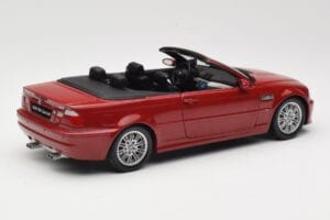 BMW M3 E46 Kabriolet Czerwony Kyosho 1:18 08505R Metal — zdjęcie 3 z 8