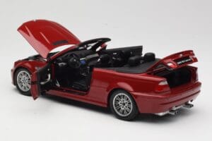 BMW M3 E46 Kabriolet Czerwony Kyosho 1:18 08505R Metal — zdjęcie 5 z 8