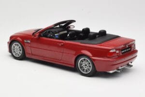 BMW M3 E46 Kabriolet Czerwony Kyosho 1:18 08505R Metal — zdjęcie 7 z 8
