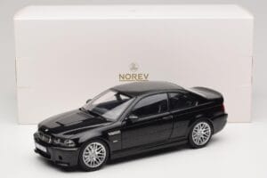 BMW M3 E46 CSL Sapphire Black Norev 1:18 183017 Metal — zdjęcie 8 z 8