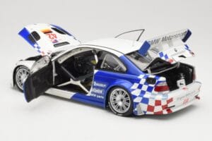 BMW M3 E46 GTR #42 J. Muller / J.J. Lehto ALMS 2001 Minichamps 1:18 80430139183 Metal — zdjęcie 5 z 8