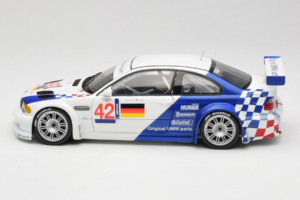 BMW M3 E46 GTR #42 J. Muller / J-J. Lehto ALMS 2001 Minichamps 1:18 80430139183-R1 Metal — zdjęcie 4 z 8